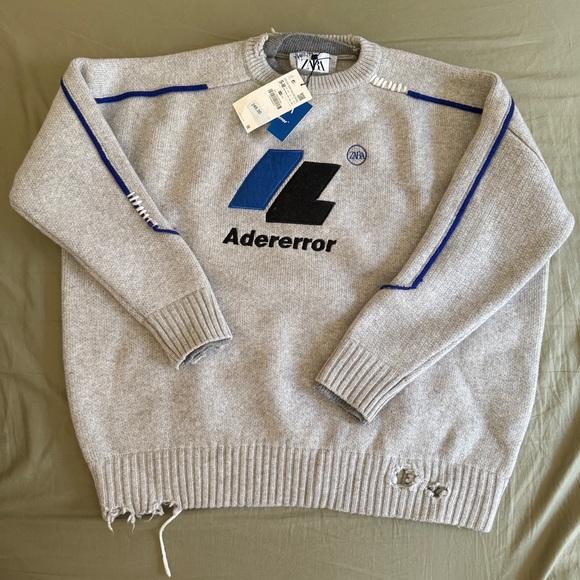 ADER ERROR x ZARA Oversized Wool Sweater - Picture 10 of 12